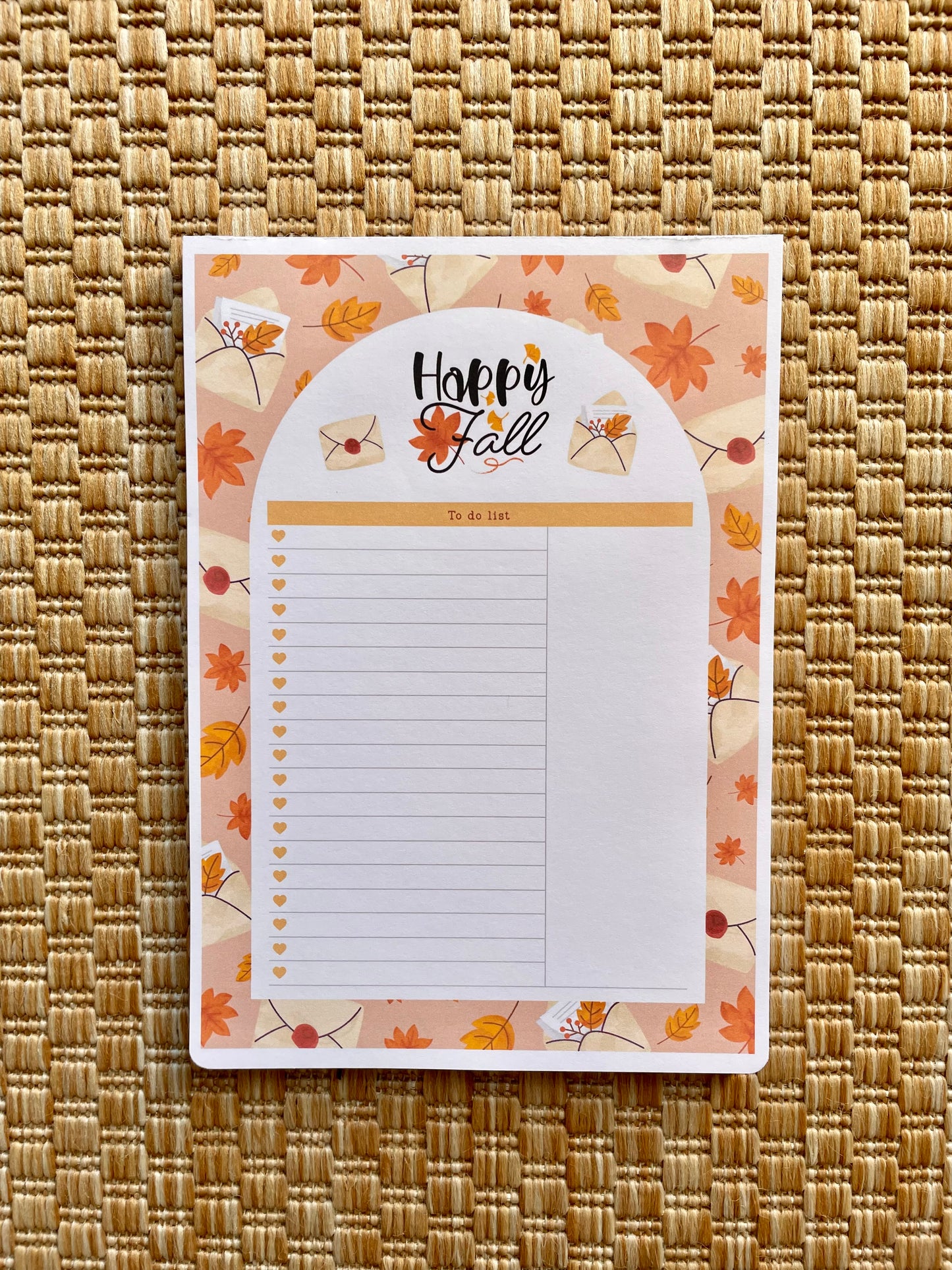 Bloc notes A5 - Automne