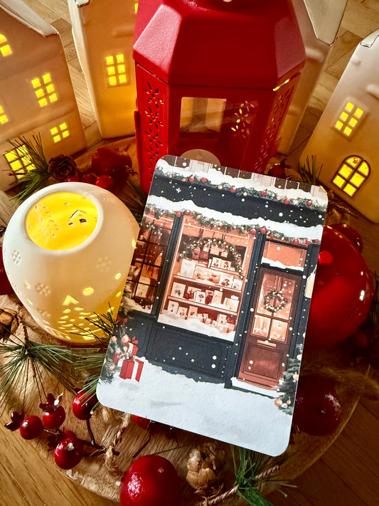 Carte - Vitrine sous la neige