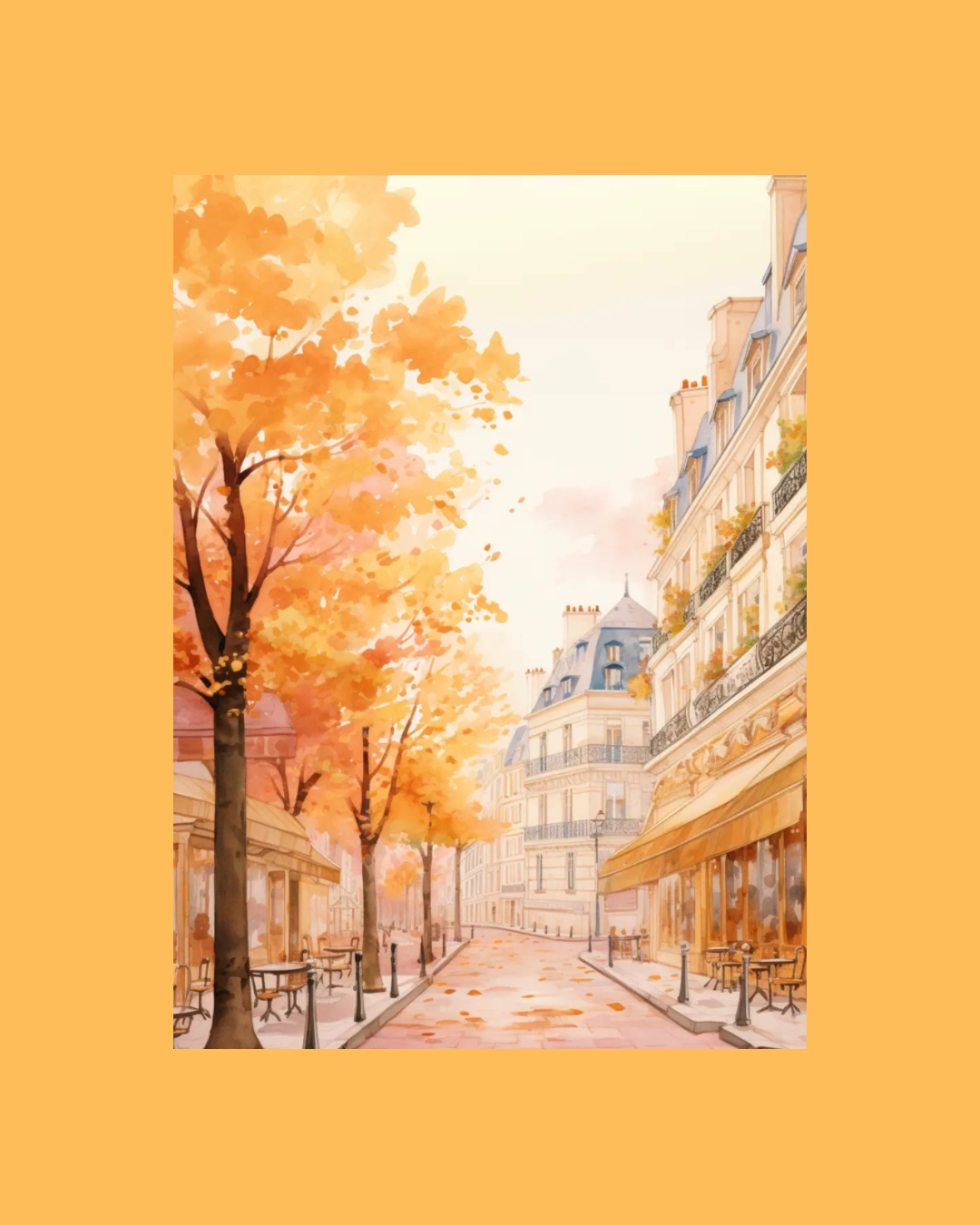 Carte - Rue d’automne