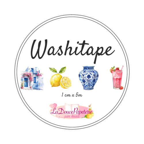 Washitape Inspiration Grèce - Voilà l’été